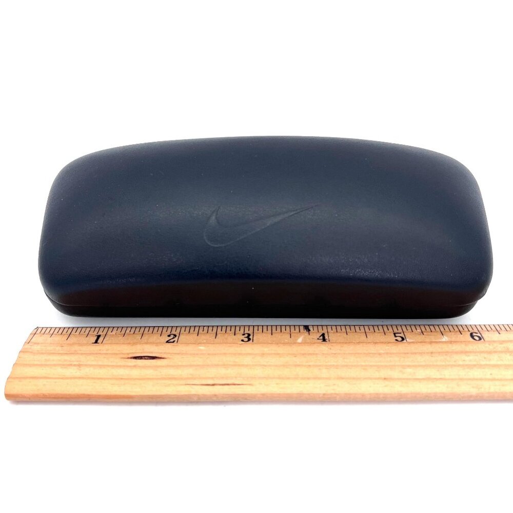 Nike Just Do It Black Hard Shell Clamshell Sunglasses Glasses Case Made in Italy - Picture 10 of 11